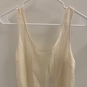 Top in satiny fabric